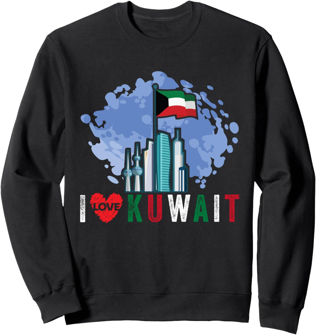 I Love Kuwait - National Day 25-26 February Kuwaiti Gift Sweatshirt