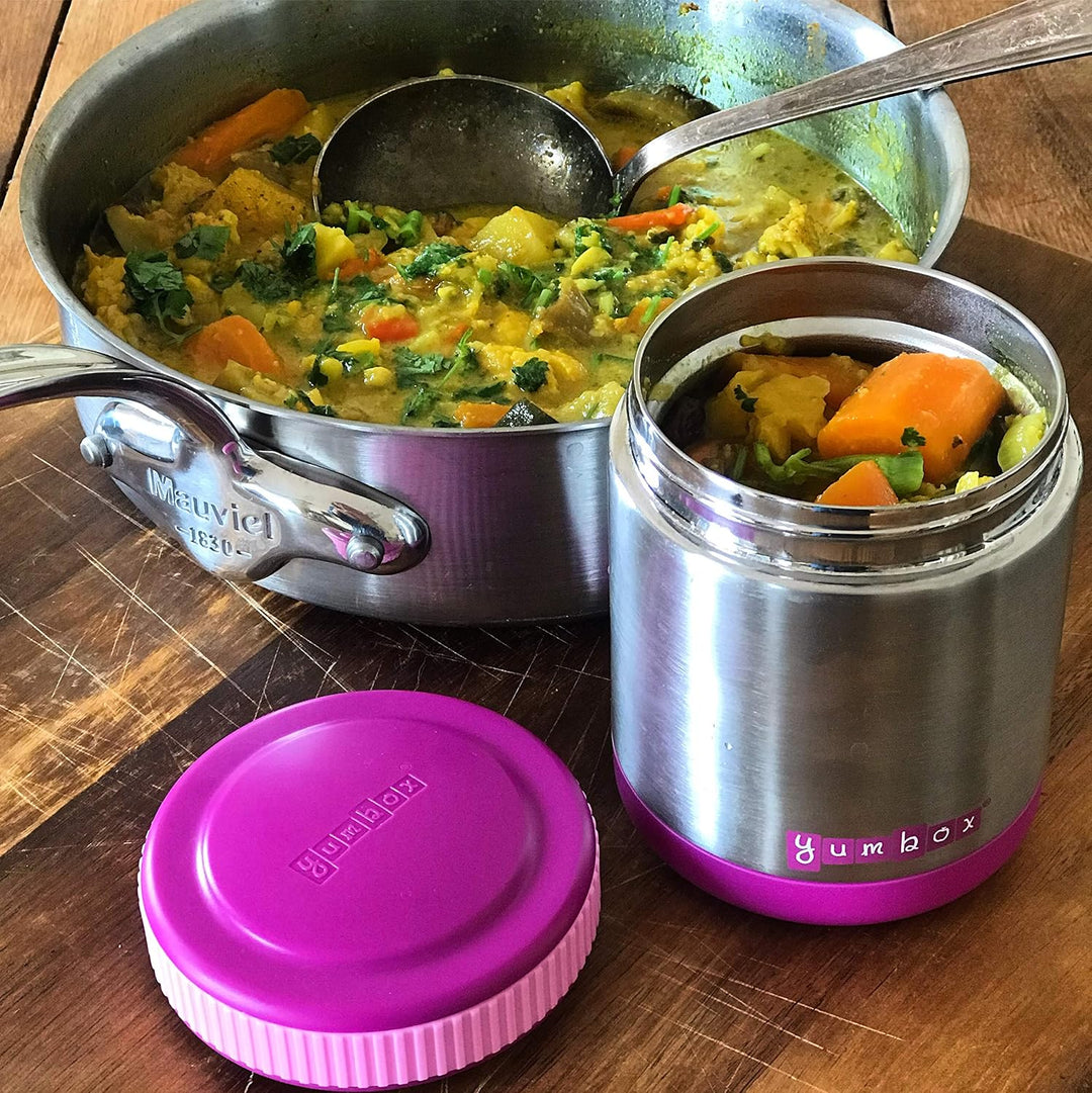 Yumbox Zuppa Thermobehälter Set, 420ml inkl. Löffel - Edelstahl Isolierbehälter, Speisebehälter für