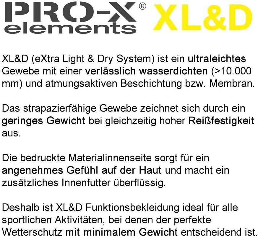 PRO-X elements Herren Dexter Jacke 4XL Neongelb, 4XL Neongelb