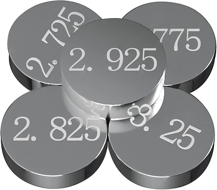 Road Passion 7.48mm Ventil Shim Ventileinstellplättchen Kit 1.225mm-3.475mm 46 pcs für Suzuki RF600