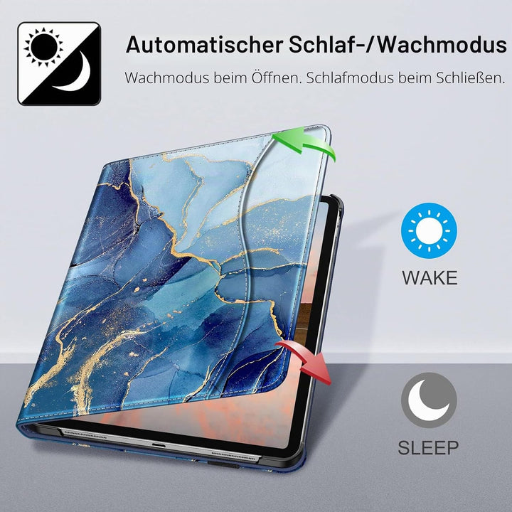Fintie Hülle für iPad Pro 11 Zoll 4. Generation/ 3. Gen/ 2. Gen (Modell 2022/2021/2010), Multi-Winke