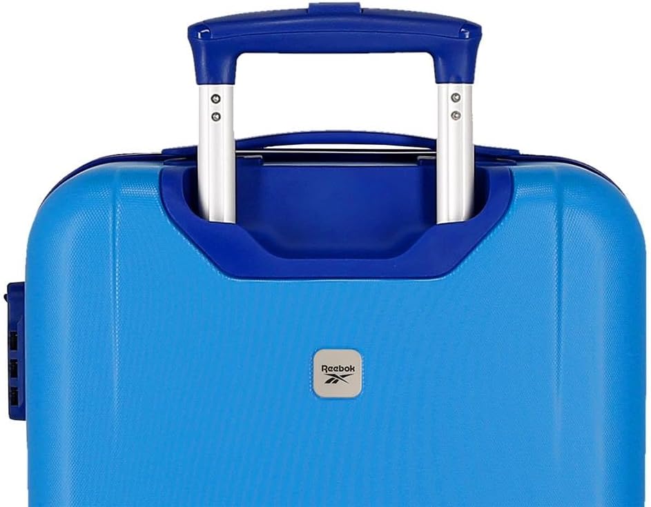 Reebok Maveryck Kabinenkoffer Blau 38 x 55 x 20 cm Starres ABS Seitliches Zahlenschloss 34 L 2,86 kg