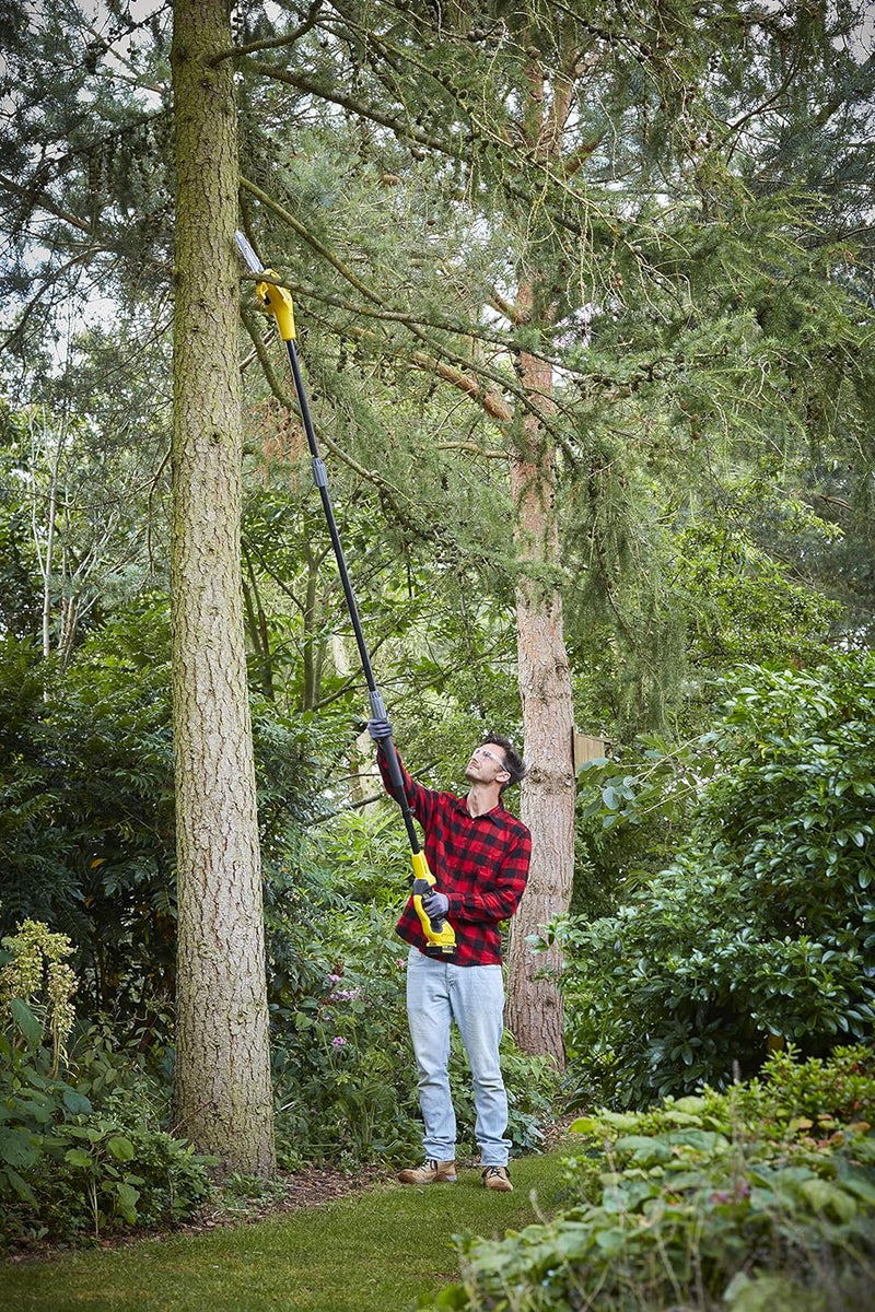 STANLEY FATMAX SFMCPS620M1-QW Lithium-Akku-Kettensäge für Baumschnitt, Länge Stange und Schnittkapaz