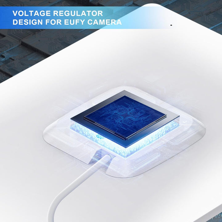 Solarpanel für eufy Kamera, 5 W Solarpanel für Eufy E, 2C/2C Pro, 2/2Pro, E20/E40, Solo, SoloCam-Str