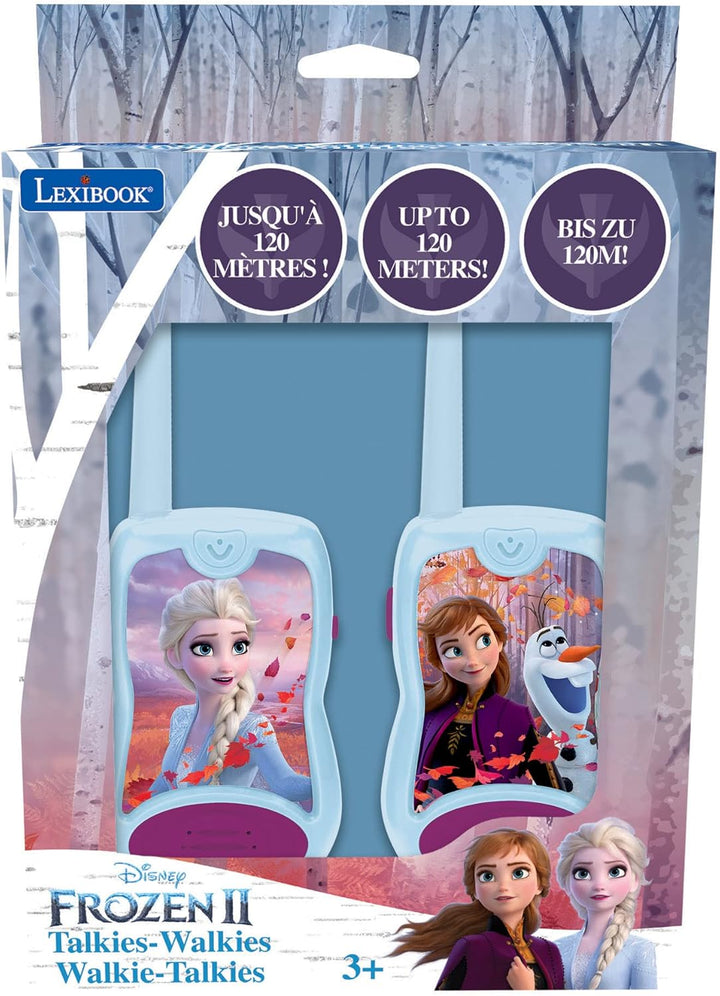 Lexibook, Die Eiskönigin, Talkies-Walkies 200m, Kommunikationsspiel für Kinder, Gürtelclip, 2 Kommun