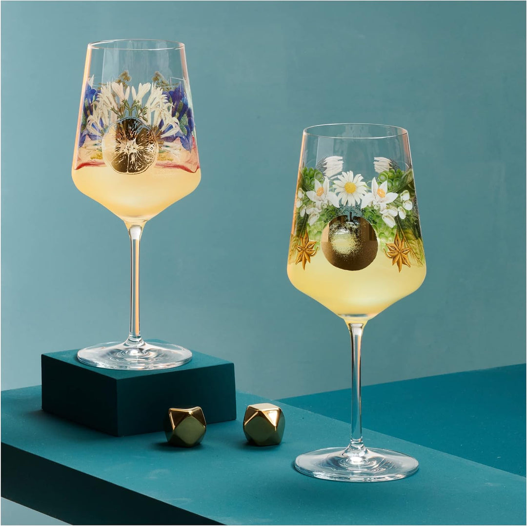 RITZENHOFF 2841017 Aperitif-Glas Sprizz 2er-Set 500 ml – Serie Sommerrausch Deluxe Nr. 17 + 18 mit b