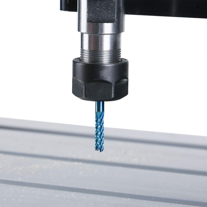 SainSmart Genmitsu CNC-Fräser, 10 Stück, Nano Blue Coat, 1,5 – 3,175 mm, Schaft 1/8, 1.5-3.175mm