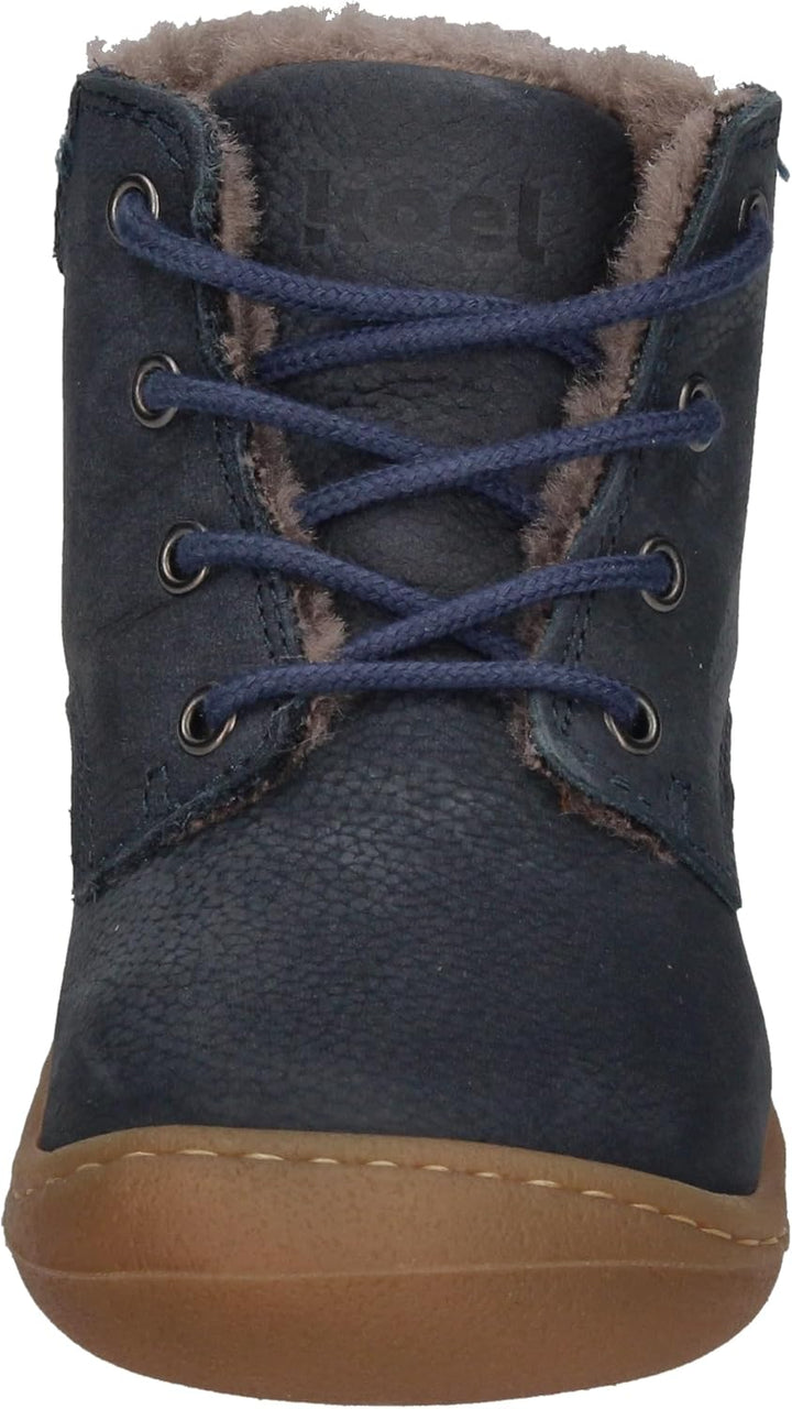 KOEL Barefoot Lauflernschuhe - Bill 2.0 Lambswool Cognac 24 EU Blau, 24 EU Blau