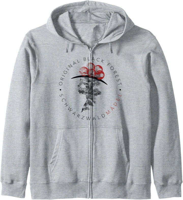Original Black Forest Schwarzwaldmädel Geschenk Schwarzwald Kapuzenjacke
