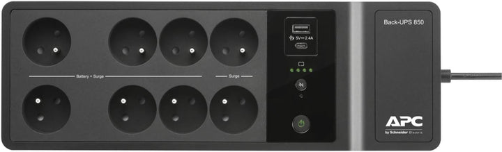 APC by Schneider ElectricBack-UPS Essential BE850G2-FR – Überspannungsschutz-Wechselrichter mit 850