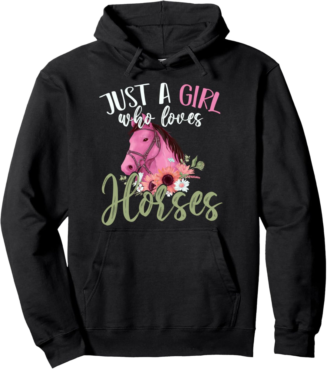 Reiter Pferdesport Mädchen Reiterhof Geschenk Pferd Pullover Hoodie