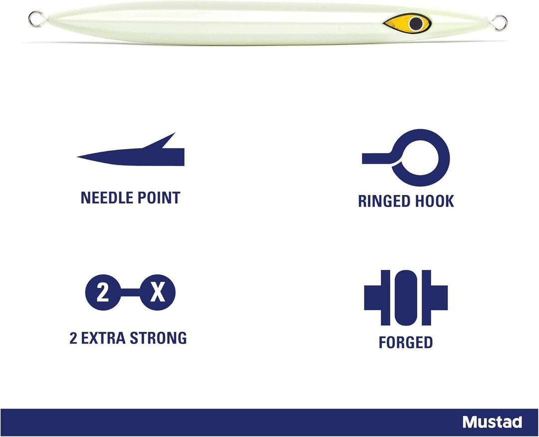 Mustad Rip Roller Jigs Leuchtend 500g