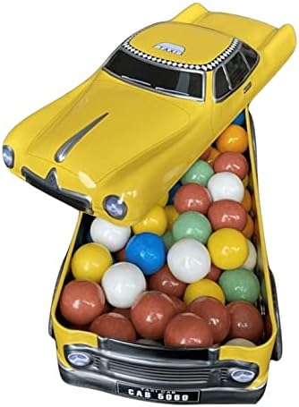MediMuc Taxi mit drehbaren Rädern - Keksdose, Geschenkdose, Retrodose, Blechdose - lebensmittelecht