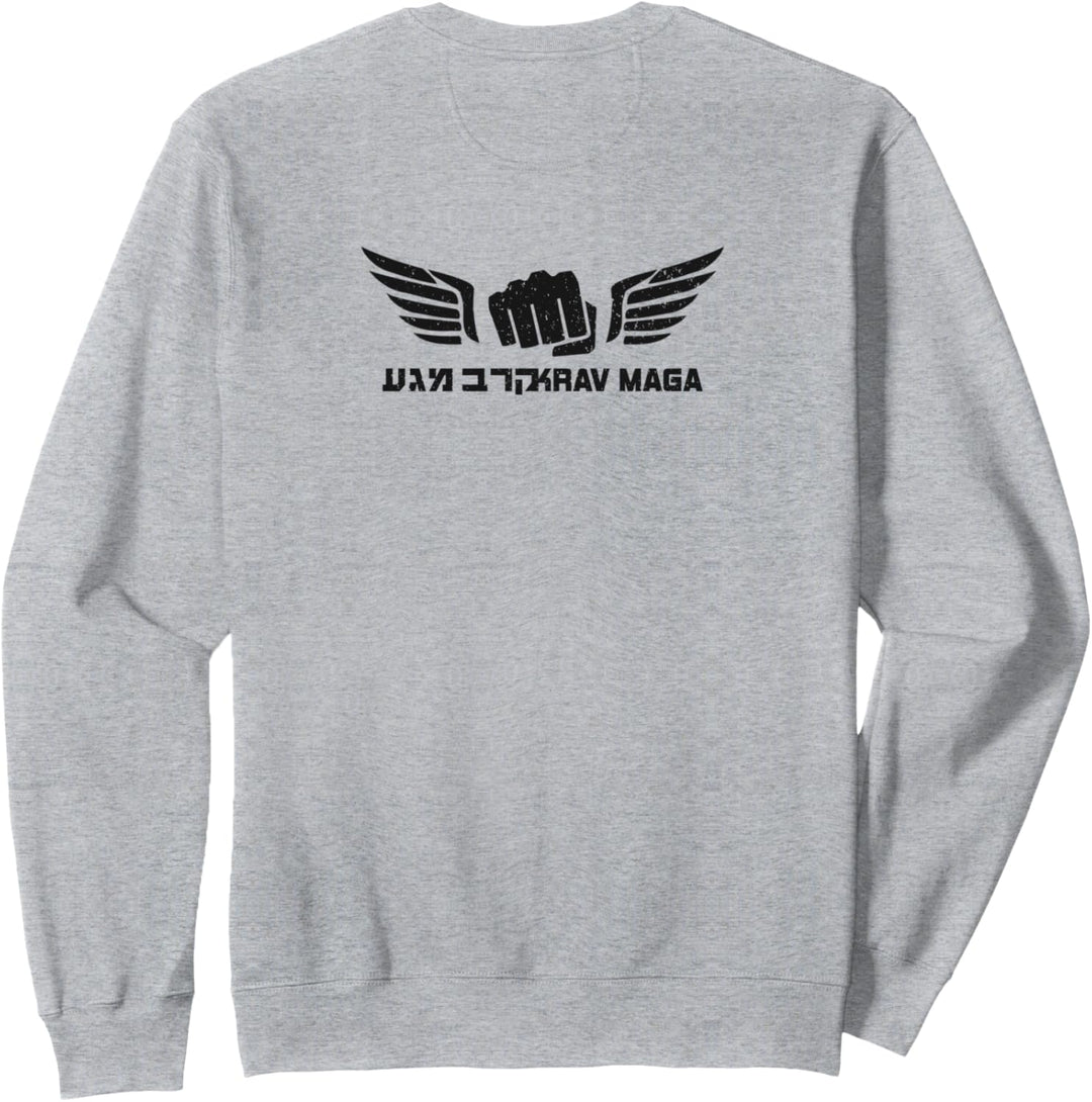 KRAV MAGA Shirt Israeli Combat System IDF Front Back Sweatshirt