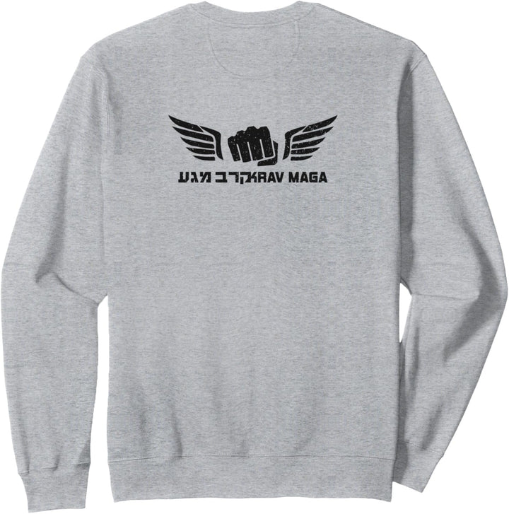 KRAV MAGA Shirt Israeli Combat System IDF Front Back Sweatshirt
