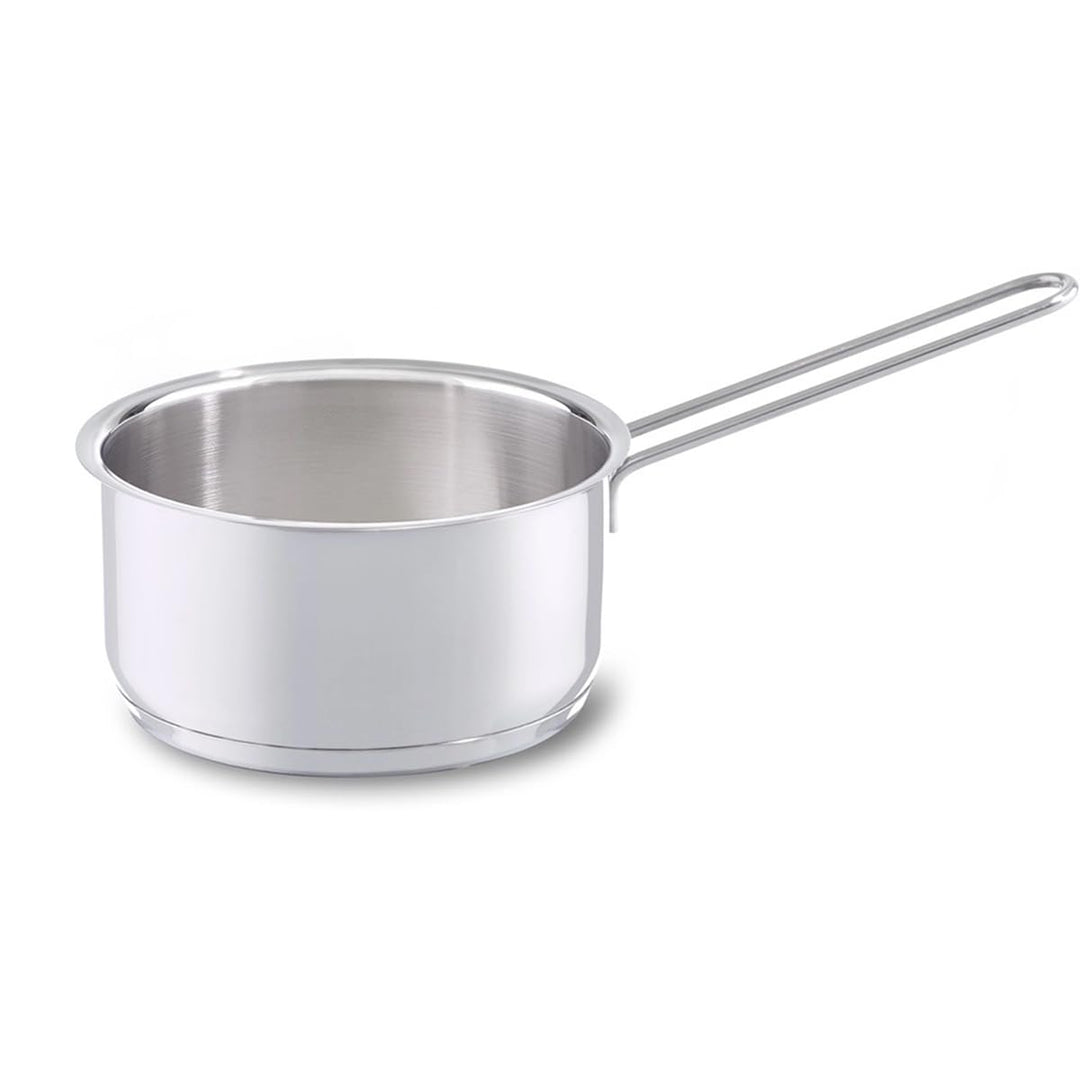Fissler Häppchen / Edelstahl-Stielkasserolle (Ø 14 cm, 1 Liter) - deckellos, unbeschichtet - Indukti