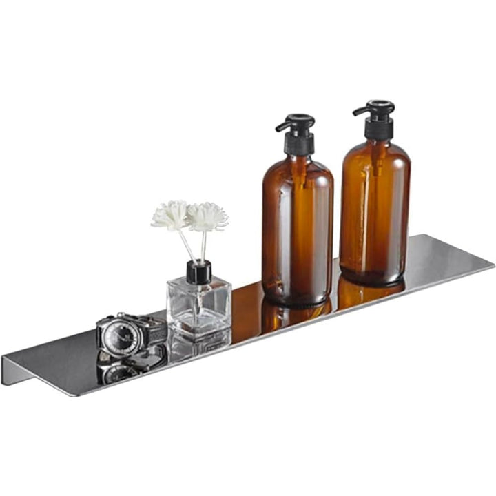 40CM Duschablage Ohne Bohren SUS304 Edelstahl Badablage Chrom Selbstklebende für Badezimmer Schlafzi