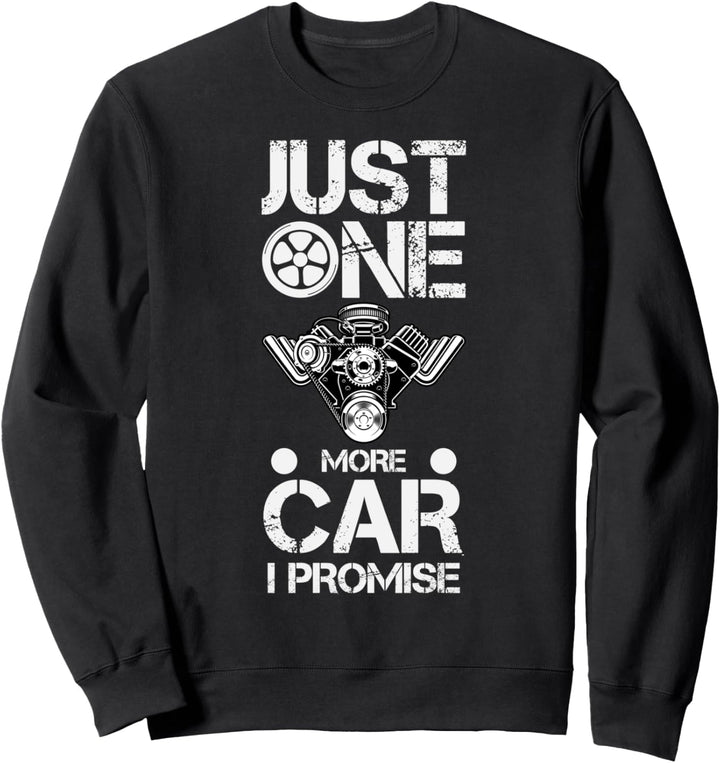 Nur noch ein Autoteil Ich verspreche lustigen Mechaniker Sweatshirt