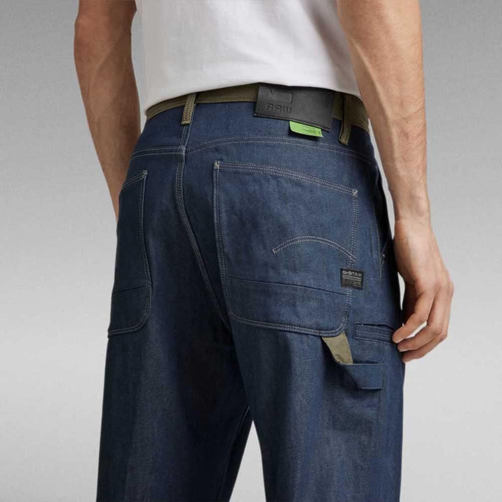 G-STAR RAW Herren Grip 3D Relaxed Tapered Jeans, 26W / 30L Blau (Raw Denim D21006-c970-001)