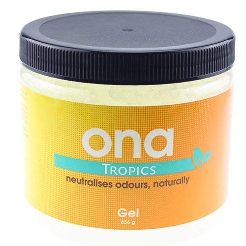 ONA Gel Tropics, Lufterfrischer-Gel zur Kontrolle von Wachstumsaromen und zur Beseitigung von Rauchg