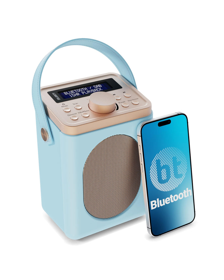 MAJORITY Little Shelford DAB Plus Radio | Küchenradio UKW mit Bluetooth | Radio Batteriebetrieben mi