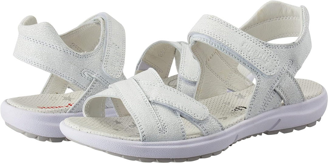 Superfit Mädchen Regenboog Sandale, Weiss 1000, 31 EU