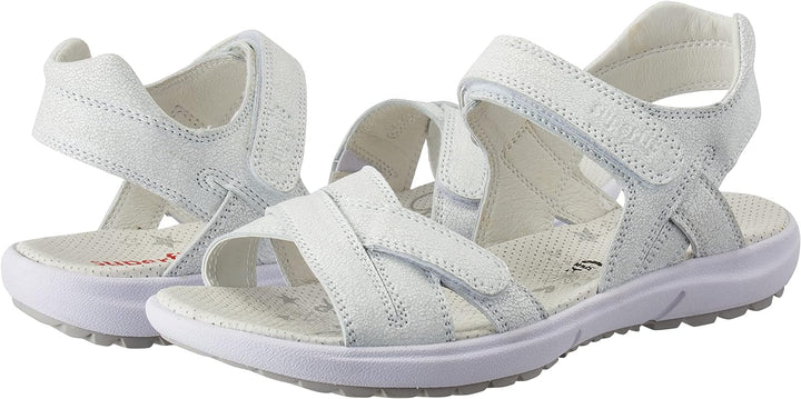 Superfit Mädchen Regenboog Sandale, Weiss 1000, 31 EU
