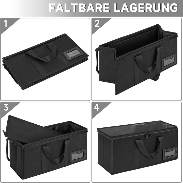 IPEB CD Aufbewahrungshülle, DVD-Aufbewahrungsbox, CD/DVD-Aufbewahrungstasche mit Tragegriff, CD-/DVD