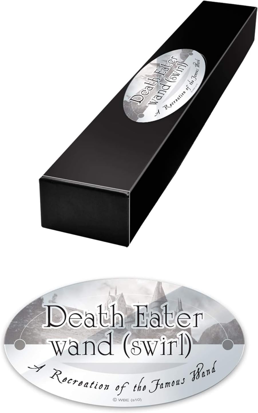 Death The Noble Collection Eater Swirl Character Wand - 14in (35cm) Wizarding World Wand with Name T