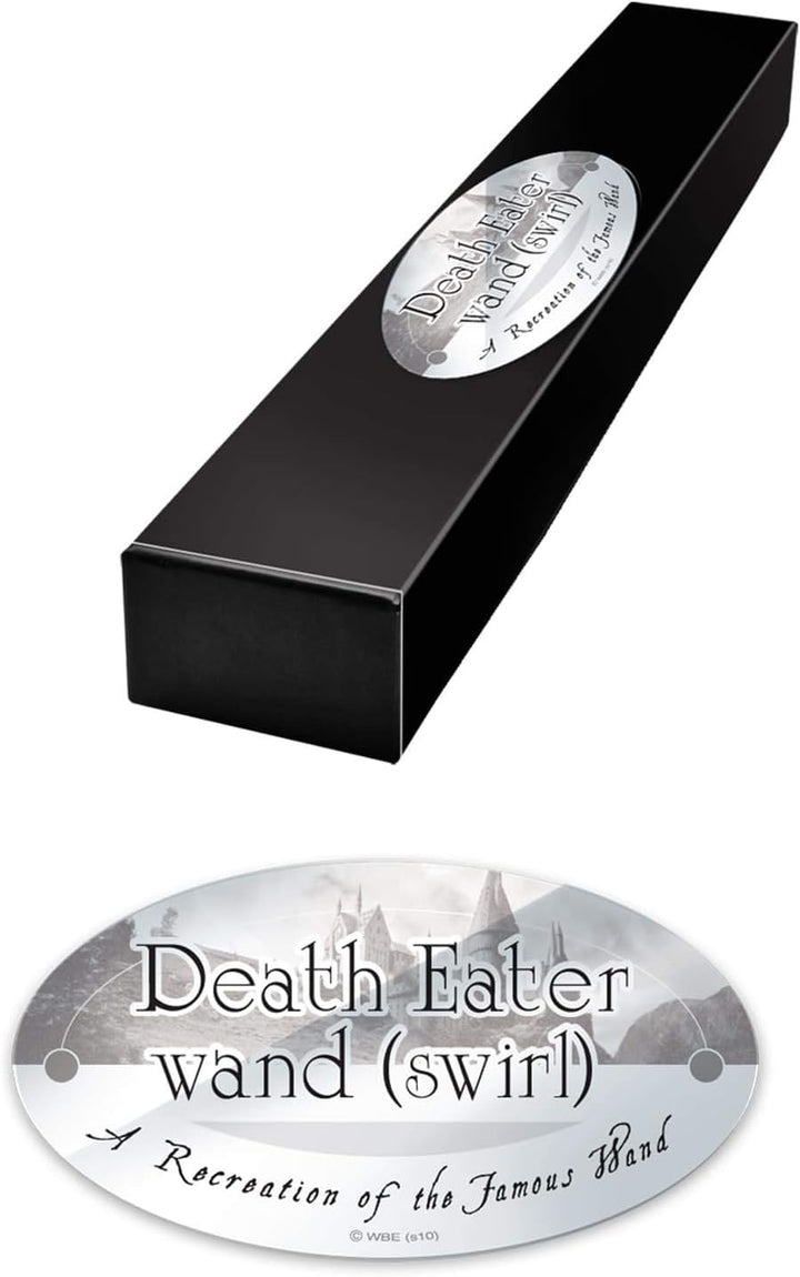 Death The Noble Collection Eater Swirl Character Wand - 14in (35cm) Wizarding World Wand with Name T