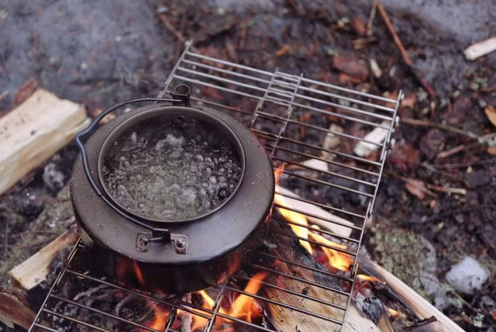 Bitty Big Q Campinggrill aus 316 Edelstahl, ultrakompakt, tragbar, leicht
