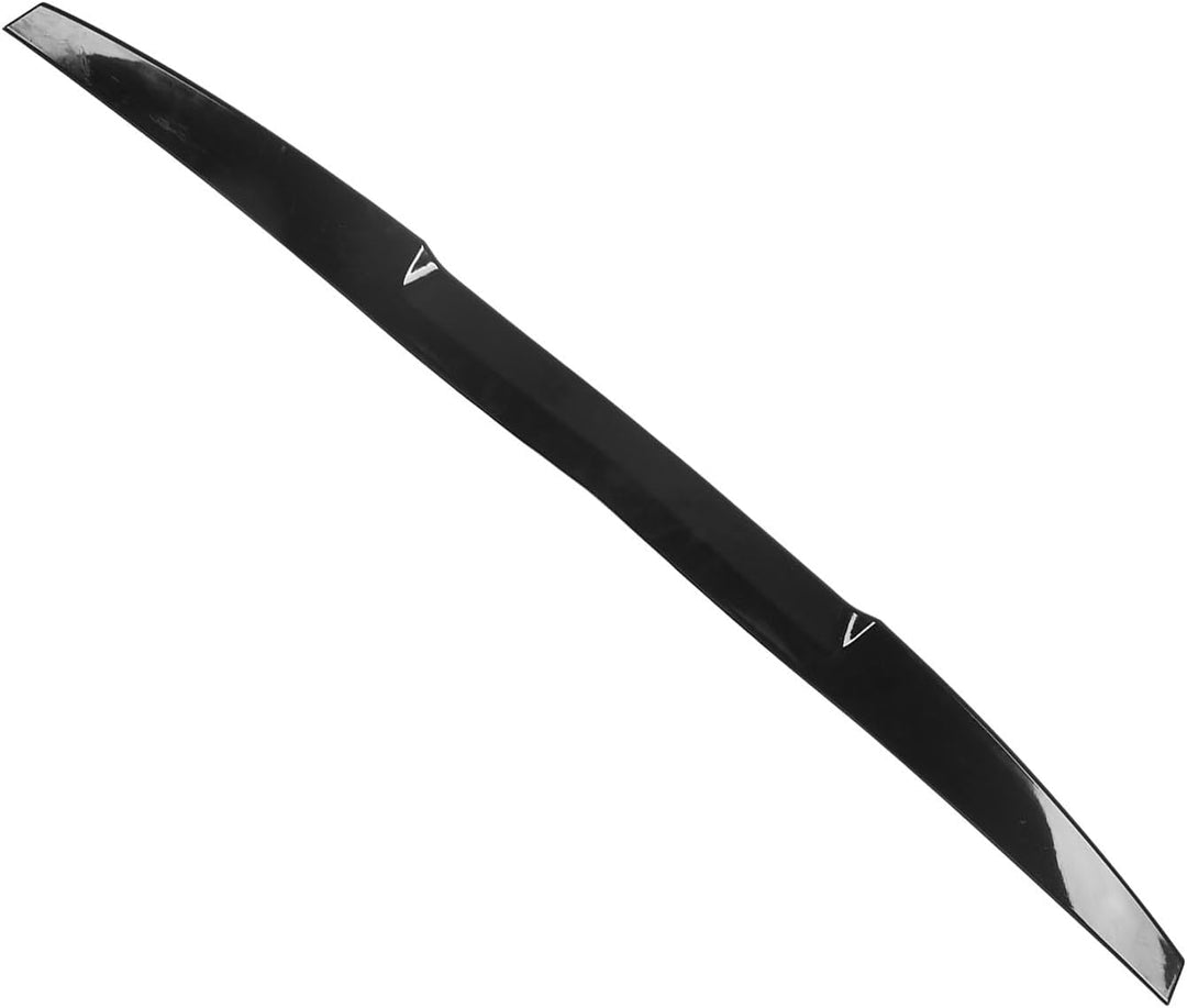 Heckspoiler, Gummimaterial Schwarze Farbe Aerodynamisches Zubehör Universal Heckflügel für Auto