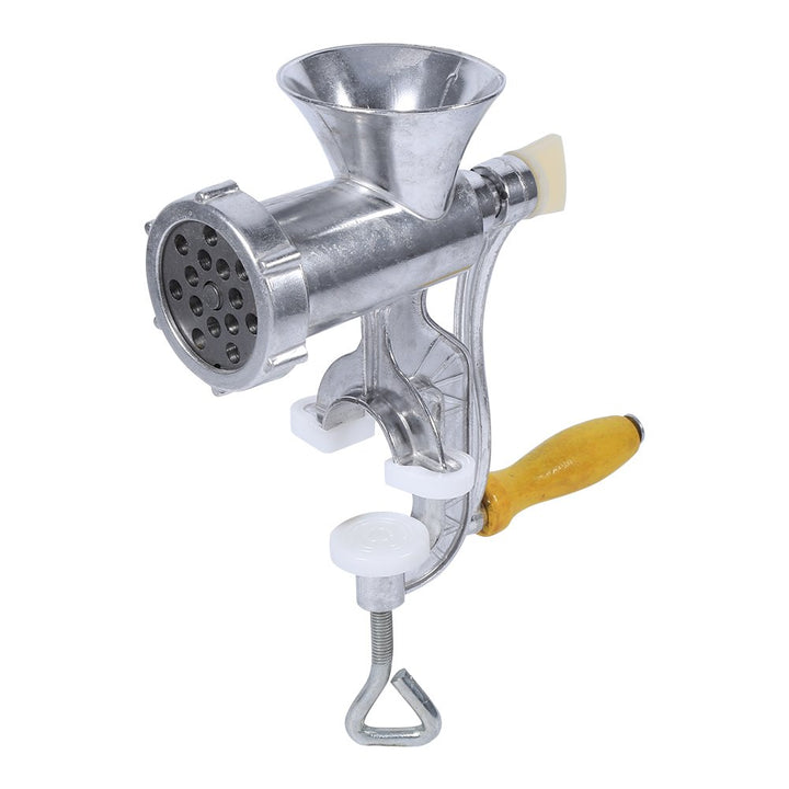 Aluminium-Fleischwolf Grösse 5, manuelle Fleischmühle mit Tischklemme, Fleischwolf für die Herstellu