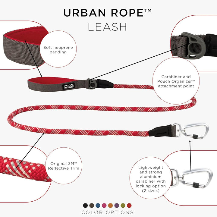 DOG Copenhagen Schleppleine, Urban Rope Leash - Grösse S - Classic Red S Classic Red, S Classic Red