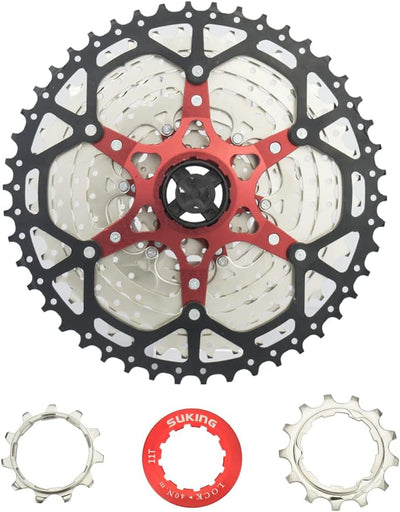 CYSKY 11 Fach Kassette 11-25T/11-28T/11-32T/11-36T/11-40T/11-42T/11-46T/11-50T Kassette Fit für Moun