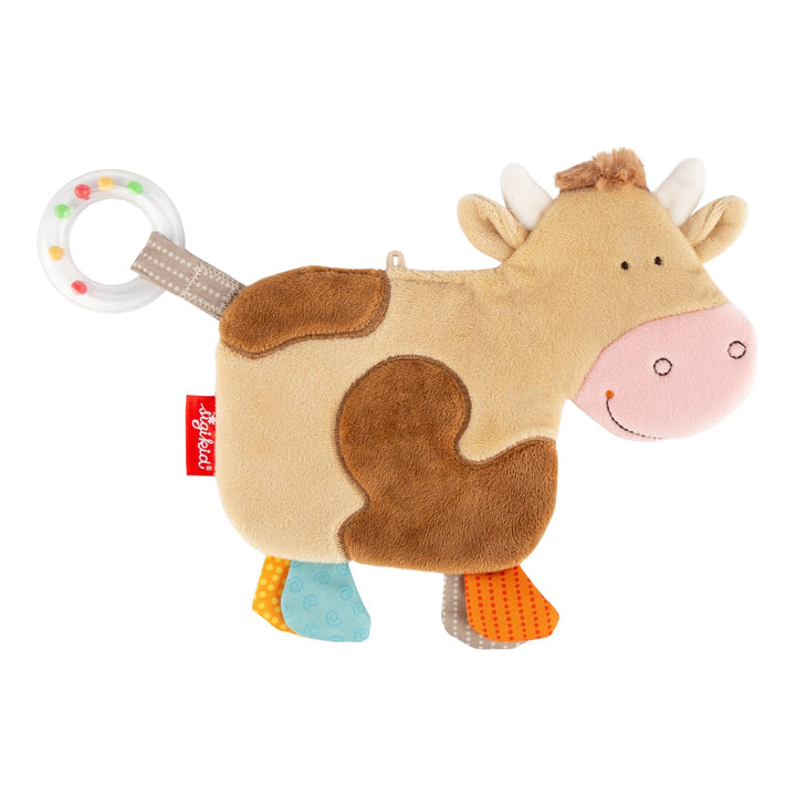 43052 SIGIKID Knistertuch Kuh Baby Geschenk Beige/Kuh, Beige/Kuh