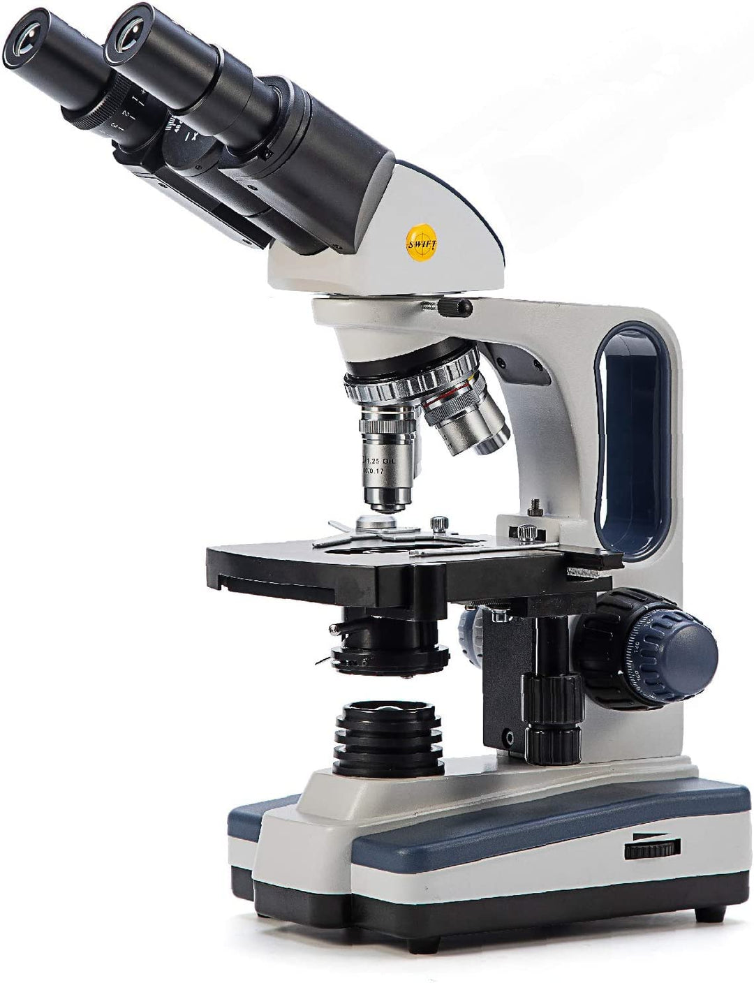 SWIFT SW350B 40X-2500X Siedentopf-Kopf, trinokulares Compound-Labormikroskop in Forschungsqualität m