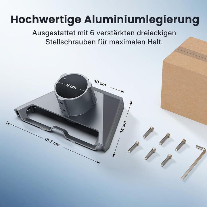 Starlink Stangenhalterung, Premium-Aluminiumlegierung, Starlink Pole Mount Gen 3, Starlink Gen 3 Mou
