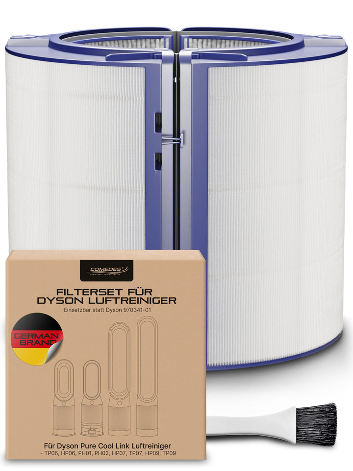 Comedes HEPA & Aktivkohle-Filter für Dyson Luftreiniger, Luftbefeuchter und Heizlüfter wie HP04, HP0