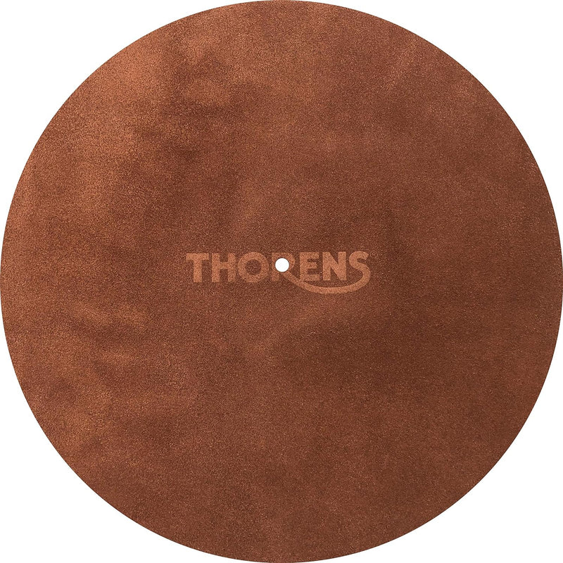 Thorens Leder Auflagematte braun