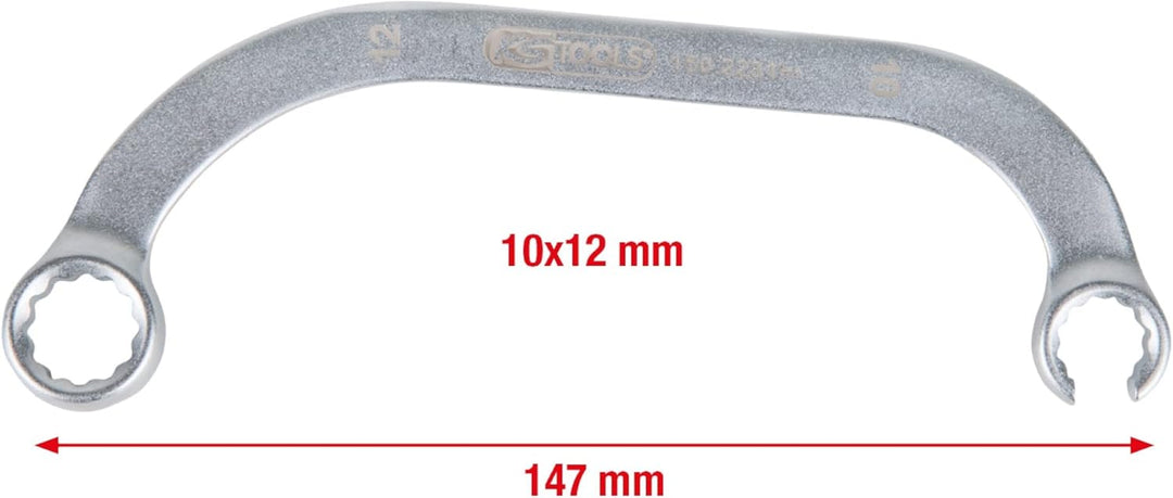 KS Tools 150.2231 Turbolader Spezial-Schlüssel für VAG, 10 x 12 mm &amp; 150.2232 1/4" Turbolader Spezia