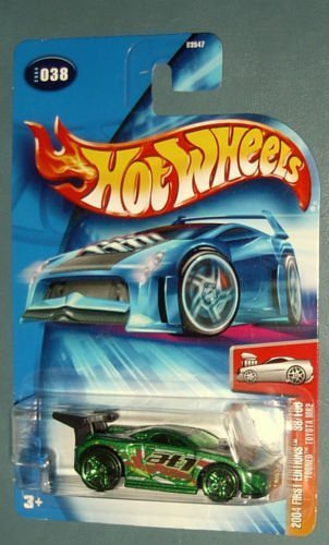2004 Hot Wheels First Editions 38/100 - Tooned Toyota MR2 - Green by Hot Wheels
