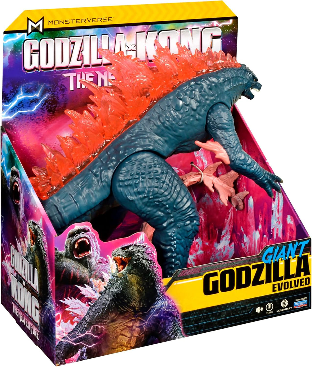 Godzilla x Kong: The New Empire, 11-Inch Giant Godzilla Action Figure Toy, Iconic Collectable Movie