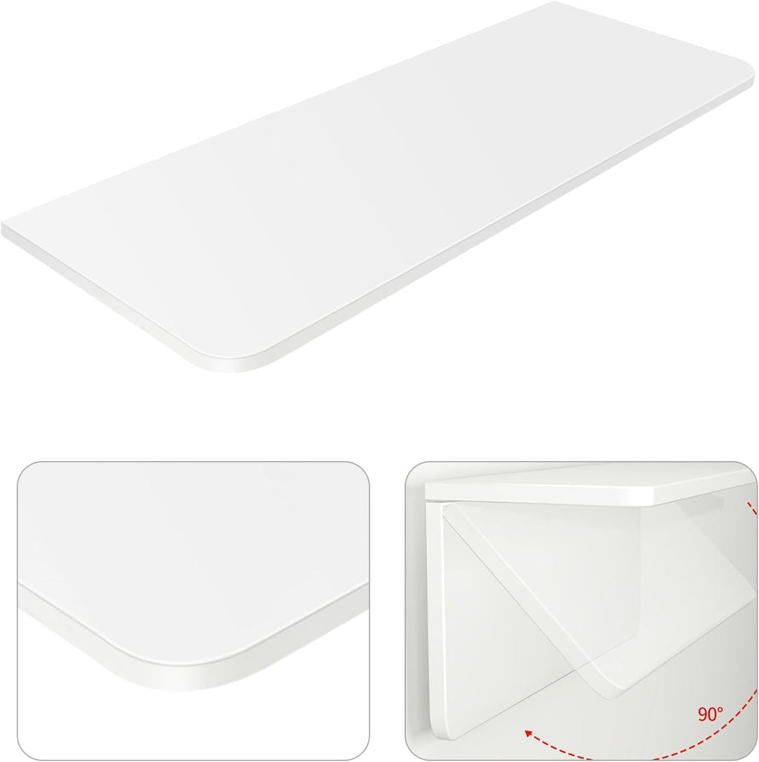 MAYMA Faltbarer Wandtisch, Klapptisch mit Wandplatte, Computer-Schreibtisch, kleines Multifunktionsh