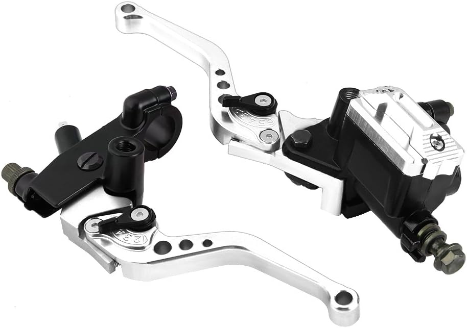 Keenso Motorrad Brems- und Kupplungshebel, 1 Paar Motorrad 7/8 Zoll Lenker Brems- und Kupplungshebel