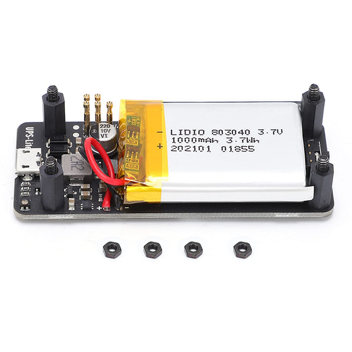 UPS Lite V1.2 Stromversorgungsplatine für Zero, USV-Ladegerät USV-Stromversorgungsplatine mit Batter