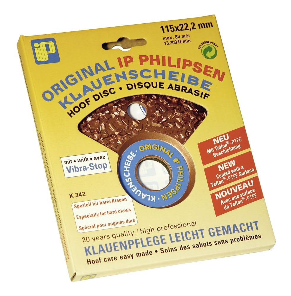 Kerbl 16342 orig. Philipsen Super Klauenschleifscheibe, dicht