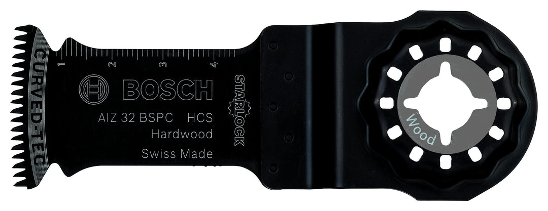 Bosch Professional 10x HCS Tauchsägeblatt AIZ 32 BSPC (für Hartholz, 50 x 32 mm, Zubehör Multifunkti