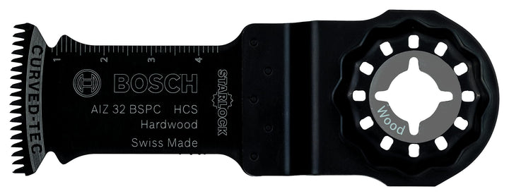 Bosch Professional 10x HCS Tauchsägeblatt AIZ 32 BSPC (für Hartholz, 50 x 32 mm, Zubehör Multifunkti