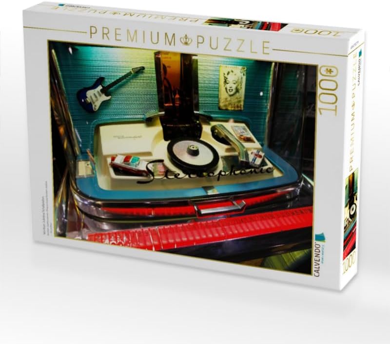 CALVENDO Puzzle Wurlitzer Jukebox Schallplatten 1000 Teile Lege-Grösse 64 x 48 cm Foto-Puzzle Bild v